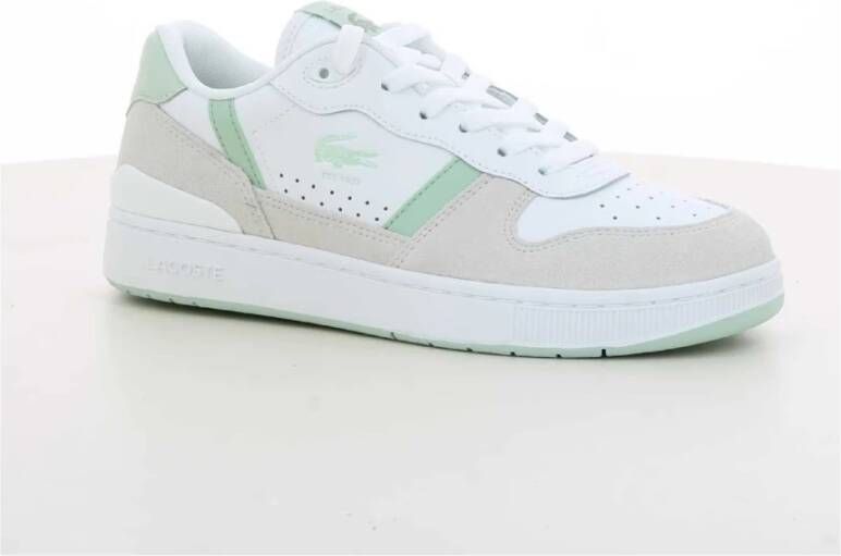 Lacoste Groene Damesschoen T-Clip SET White Dames