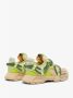 Lacoste Groene L003 Runway Sneakers Beige Heren - Thumbnail 3