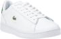 Lacoste Witte sportieve leren sneakers White Heren - Thumbnail 7