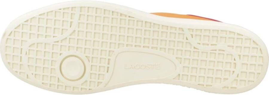 Lacoste Heren Baseshot Sneakers Orange Heren