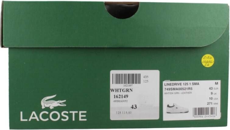 Lacoste Heren Linedrive Sneakers White Heren