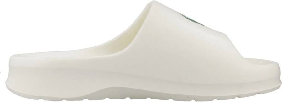 Lacoste Heren Serve Slide 2.0 Sandalen White Heren