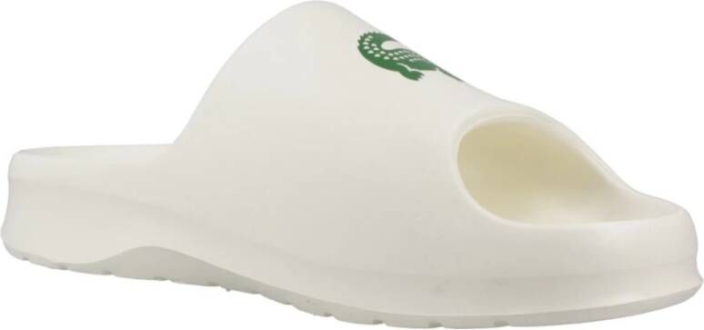 Lacoste Heren Serve Slide 2.0 Sandalen White Heren