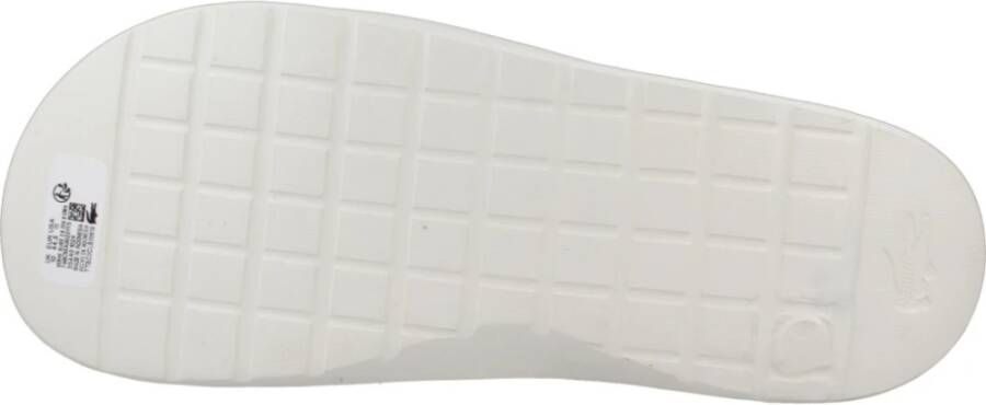 Lacoste Heren Serve Slide 2.0 Sandalen White Heren