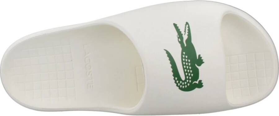 Lacoste Heren Serve Slide 2.0 Sandalen White Heren