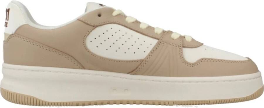 Lacoste Heren Sneakers Set in Klassieke Stijl Brown Heren