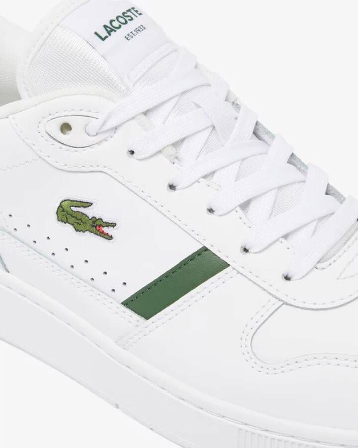 Lacoste Klassieke T-Clip Sneakers Wit Groen