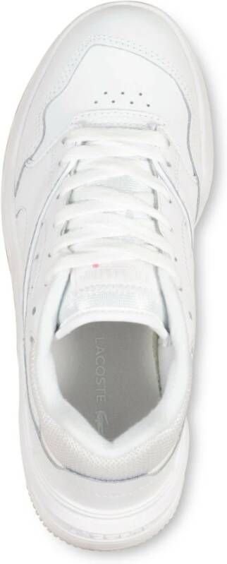 Lacoste Logo Sneaker van Mat Leer White Dames