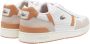 Lacoste T-clip Sneakers Schoenen wht lt brw maat: 42.5 beschikbare maaten:41 42.5 43 44.5 45 46 - Thumbnail 9