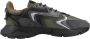 Lacoste L003 NEO 224 1 SMA Heren Sneakers Donkergroen Zwart - Thumbnail 12