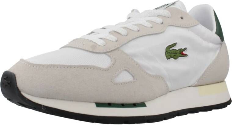 Lacoste Partner 70s Textiel Sneakers White Heren