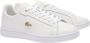 Lacoste Witte Casual Leren Sneakers oor rouwen White Dames - Thumbnail 4