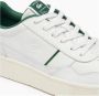 Lacoste Premium leren wit groene sneakers Multicolor Heren - Thumbnail 4