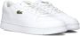 Lacoste Retro Sneakers T-Clip Wit Leer White Heren - Thumbnail 8