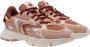 Lacoste Roze Sportieve Suède Damessneakers - Thumbnail 2