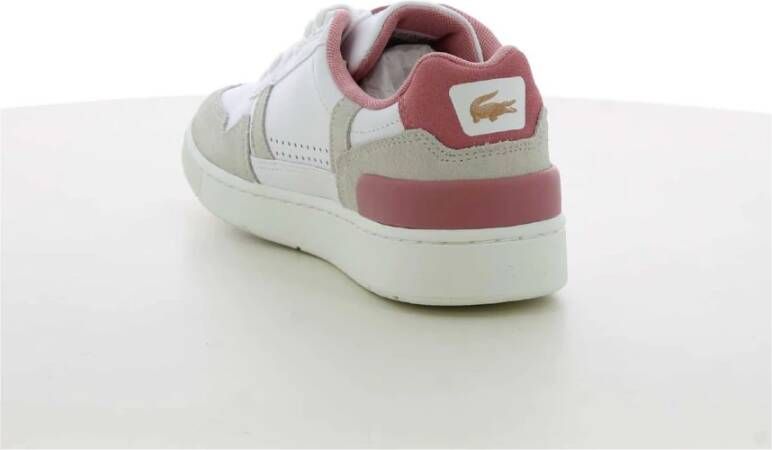 Lacoste Roze T-Clip Damessneakers