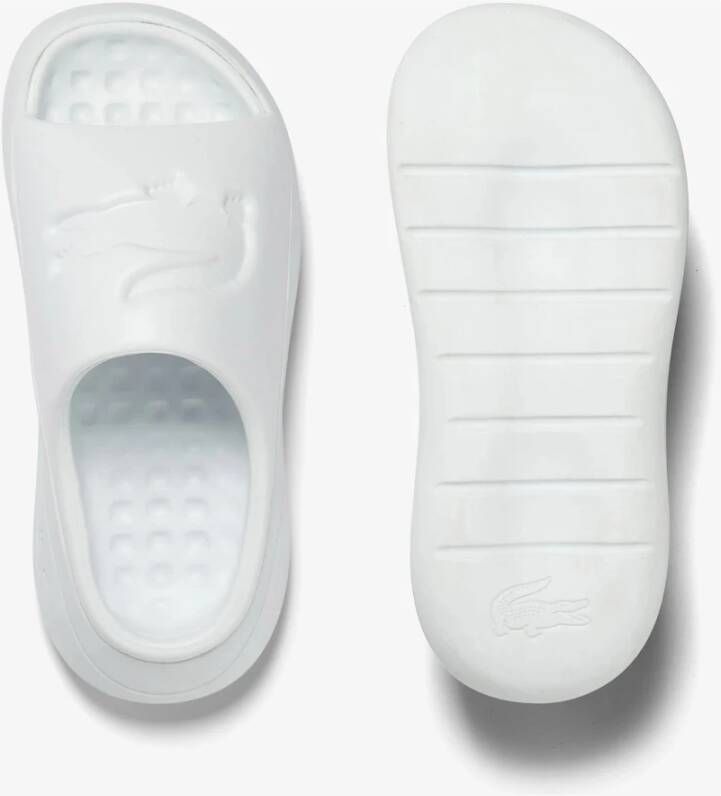 Lacoste Stijlvolle Serve Slide 3.0 Slippers Wit Heren