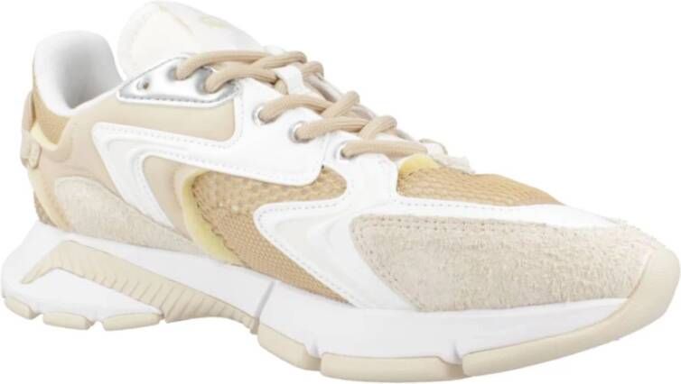 Lacoste Neo Textiel Sneakers Beige Heren