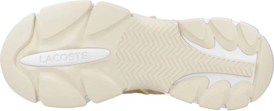 Lacoste Neo Textiel Sneakers Beige Heren