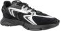 Lacoste L003 NEO 124 6 SMA Heren Sneakers Zwart Wit - Thumbnail 12