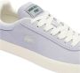 Lacoste Veloursleren Sneaker met Iconisch Detail Purple Dames - Thumbnail 13