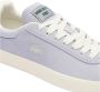 Lacoste Veloursneakers met iconisch logodetail Purple Dames - Thumbnail 7