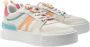 Lacoste Leren Hak Pop Sneakers Meerkleurig Dames - Thumbnail 11