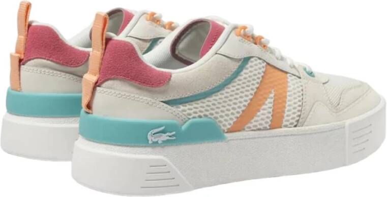 Lacoste Leren Hak Pop Sneakers Meerkleurig Dames