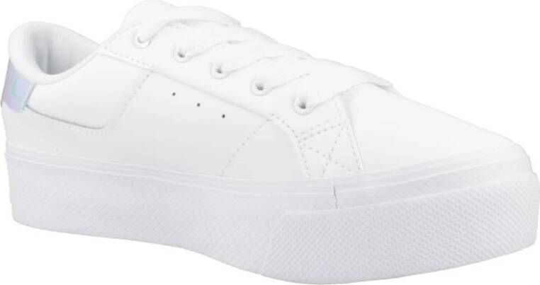 Lacoste Platform Sneakers voor modebewuste vrouwen White Dames
