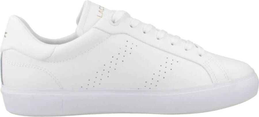 Lacoste Powercourt 2.0 Leren Damessneakers White Dames