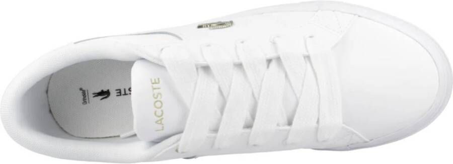 Lacoste Platform Logo Sneakers White Dames