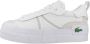 Lacoste L004 Platform Lifestyle in wit formaten: 37.5 - Thumbnail 5