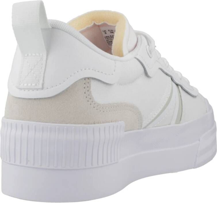 Lacoste Platform Contrasted Damessneakers White Dames