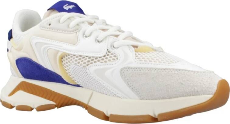 Lacoste Contrasterende Accent Sneakers White Heren