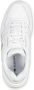 Lacoste Logo Sneaker Mat Leer Label Ingedrukt Vetersluiting White Dames - Thumbnail 9