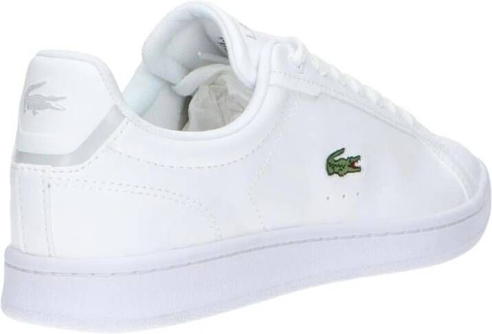 Lacoste Witte Casual Sneakers Wit Dames