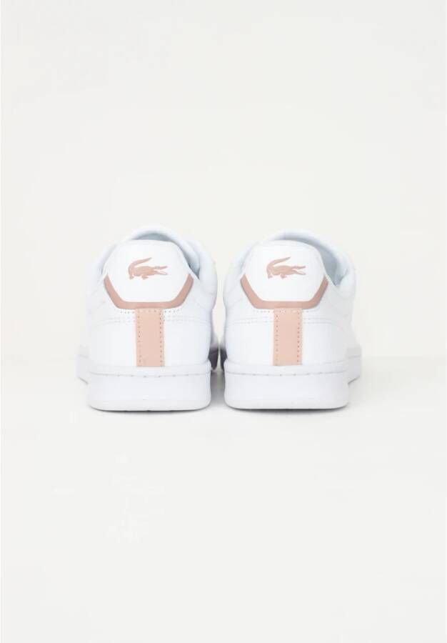 Lacoste Stijlvolle Witte Casual Sneakers voor Vrouwen Wit Dames