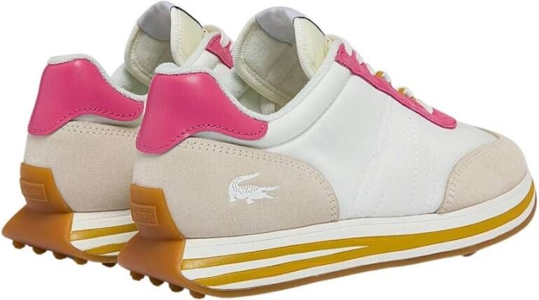 Lacoste Vintage-geïnspireerde sneakers met moderne details Wit Dames