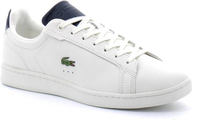 Lacoste Stijlvolle herensneakers van leer en stof White Heren