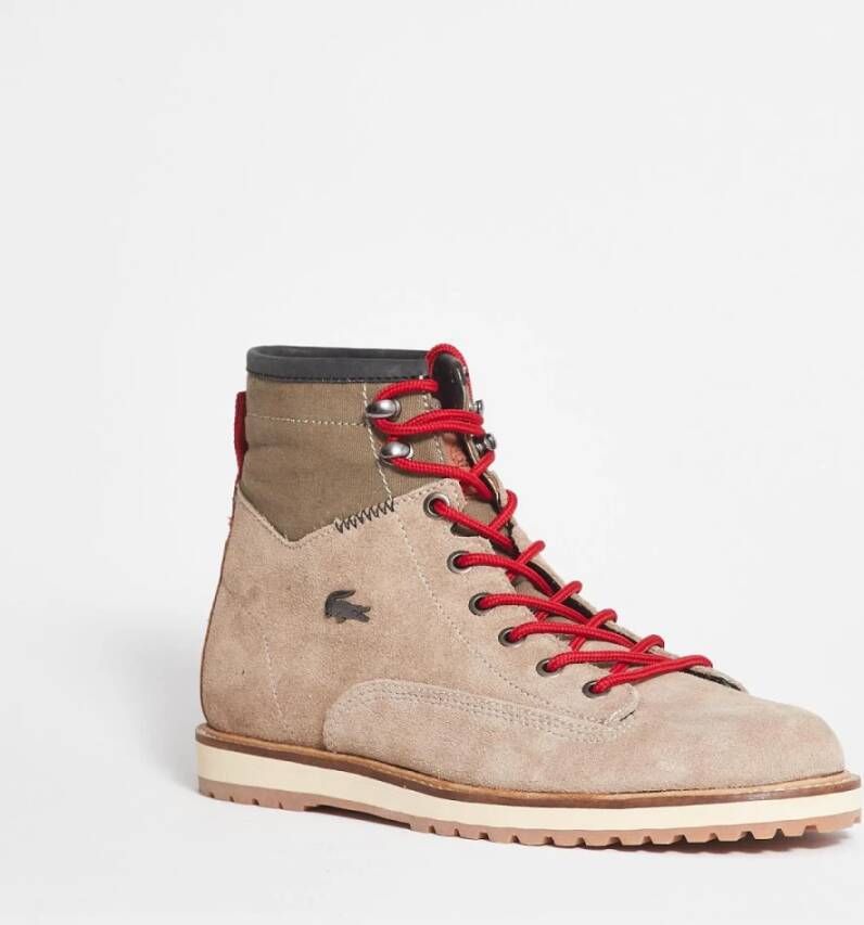 Lacoste Veterschoenen Beige Heren