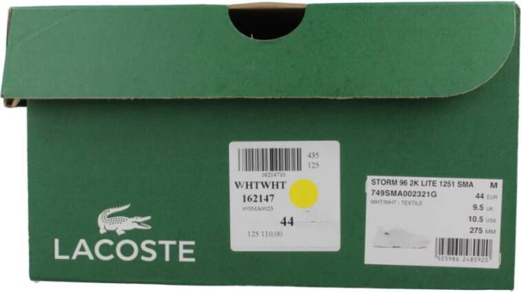 Lacoste Storm 96 Lite Sneakers White Heren