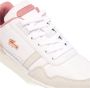 Lacoste Logo Sneaker Mat Leer Label Ingedrukt Vetersluiting White Dames - Thumbnail 6