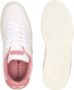 Lacoste Logo Sneaker Mat Leer Label Ingedrukt Vetersluiting White Dames - Thumbnail 8