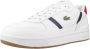 Lacoste Witte leren lage sneakers met rubberen zool White Heren - Thumbnail 5