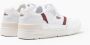 Lacoste T-Clip Velcro Leren Sneakers White Heren - Thumbnail 4