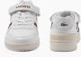 Lacoste T-Clip Velcro Leren Sneakers White Heren - Thumbnail 6