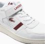 Lacoste T-Clip Velcro Leren Sneakers White Heren - Thumbnail 7