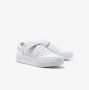 Lacoste Velcro Leren Sneakers T Clips Trainers White Heren - Thumbnail 3