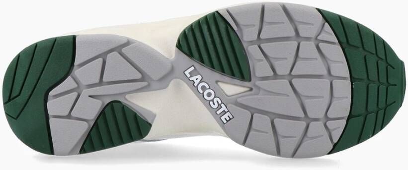 Lacoste Vintage Leren Lage Sneakers Wit Heren