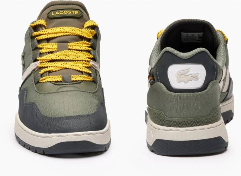 Lacoste Winter Textiel Khaki & Donkergrijze Sneakers Groen Heren